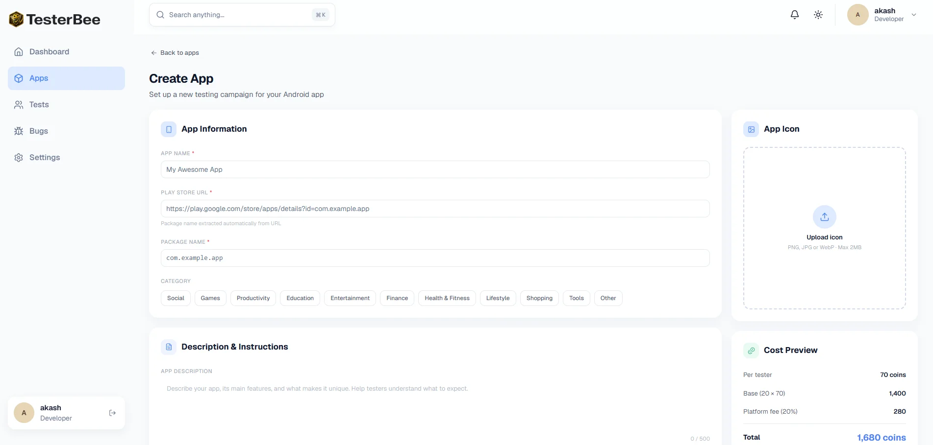 Upload your app to Closed Testing